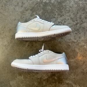 Jordan 1 Low OG Metallic Silver Neutral Grey CZ0790-002 Men’s Size 11 Sneakers